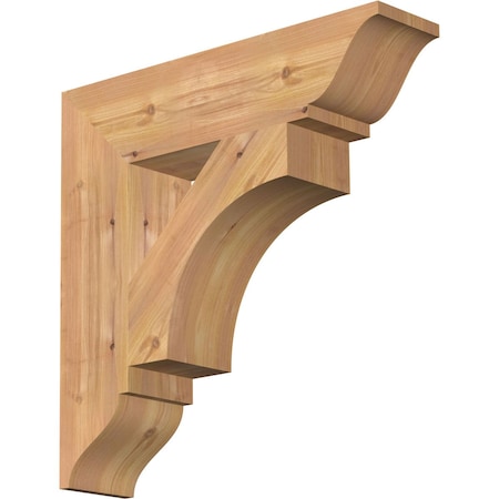 Ekena Millwork Westlake Traditional Smooth Bracket, Western Red Cedar, 5 1/2"W x 24"D x 24"H BKT06X24X24WTL01SWR
